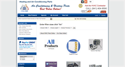 Desktop Screenshot of hvac-parts-online.com